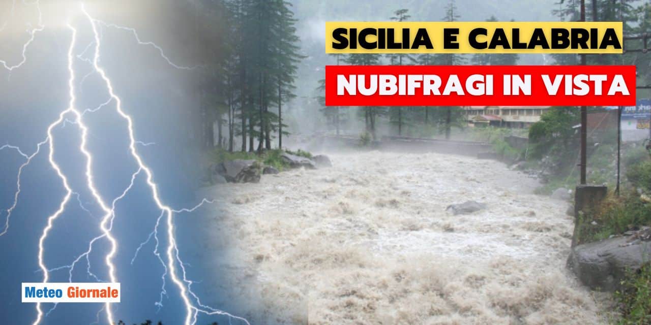 TEMPORALI sicilia calabria meteo 1208