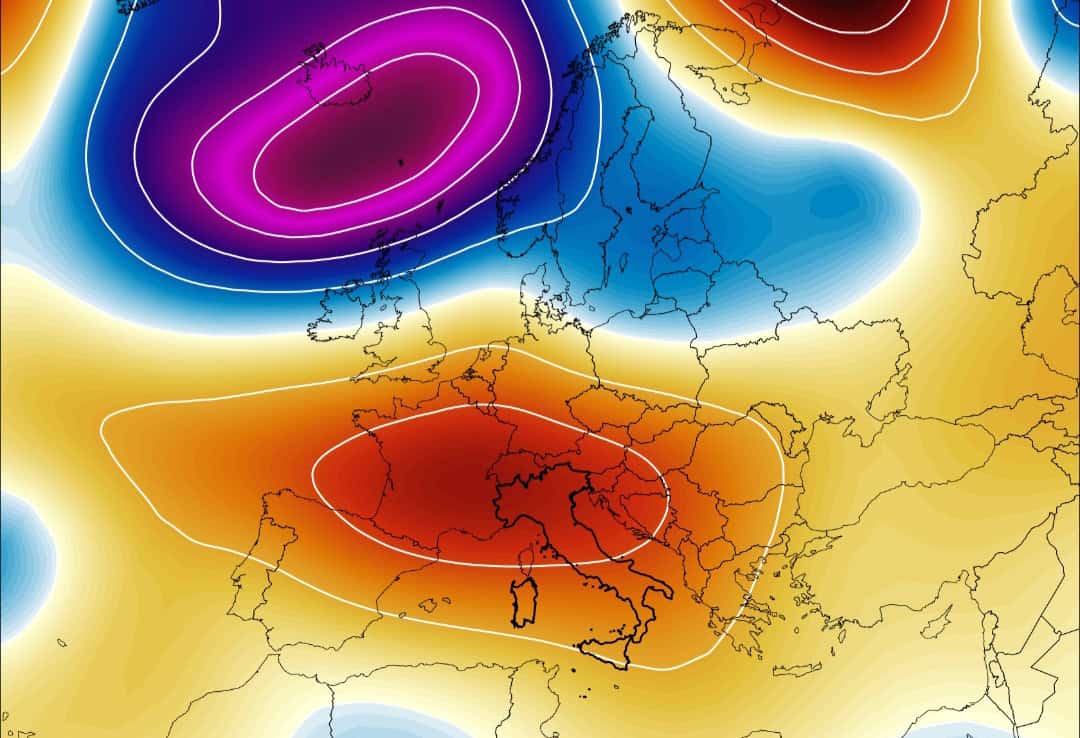 Tempesta tropicale Dexter Europa 