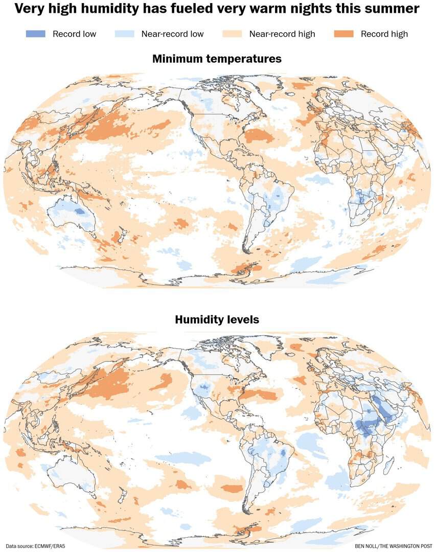 Notti troppo calde, è avvenuto un fenomeno meteo planetario