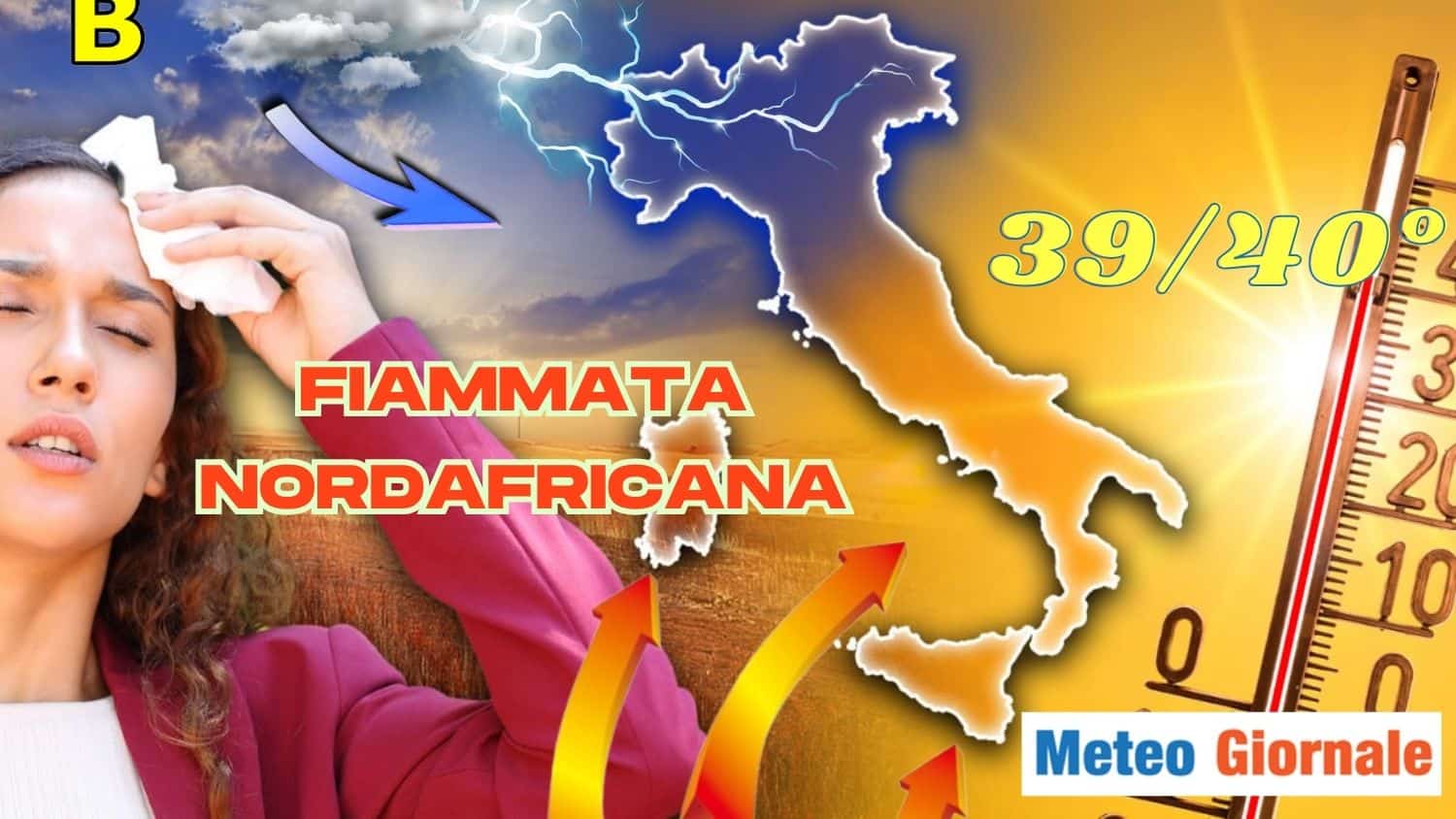 Fiammata rapida, ma incisiva, fino a 40° e oltre. Ecco dove e quando