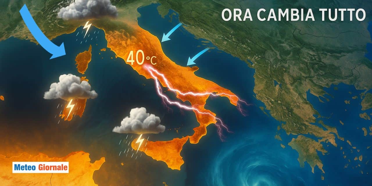 caldo temporali in arrivo meteo 1308