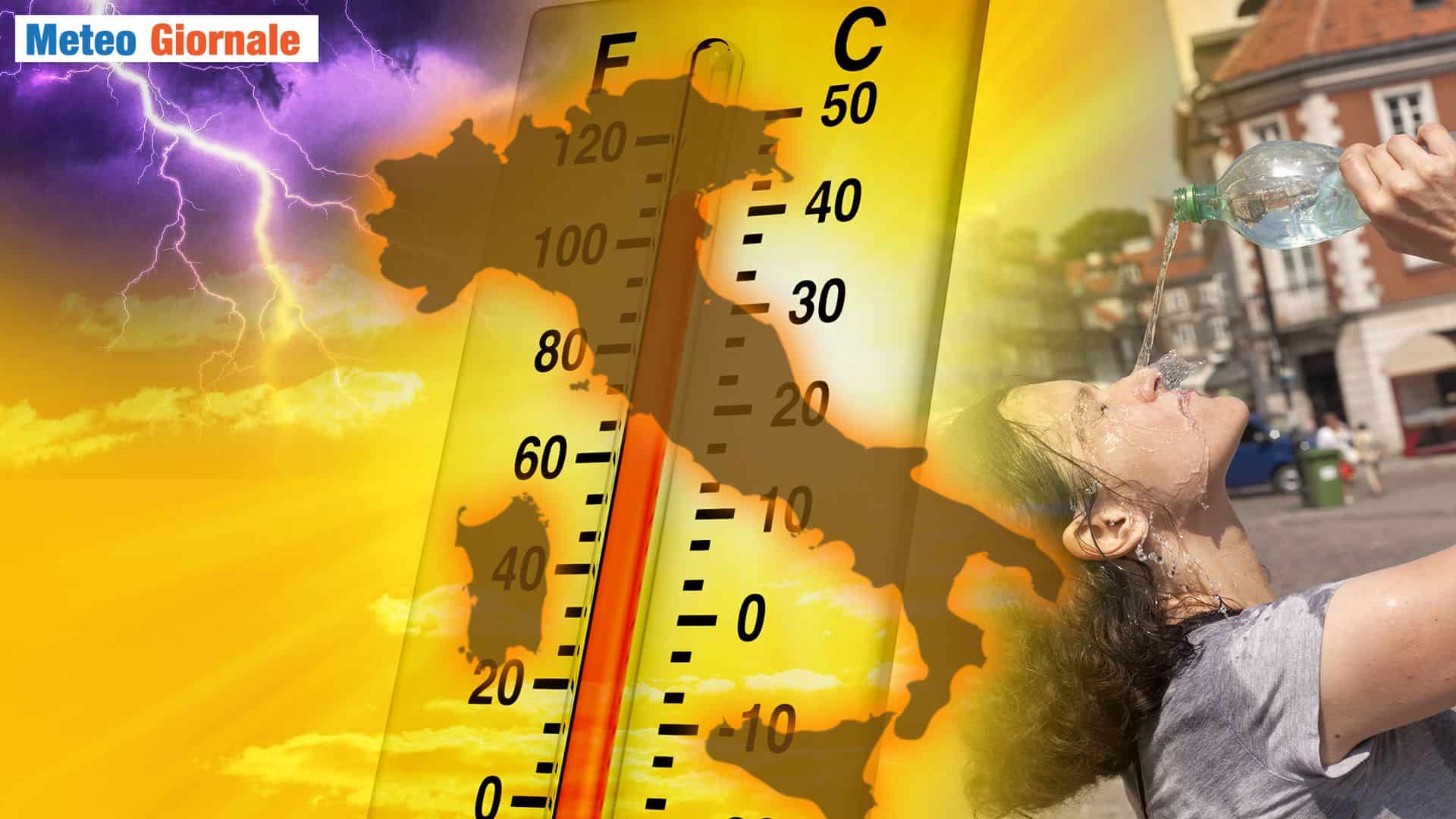 Meteo: caldo intenso in arrivo, ma attenzione ai TEMPORALI della prossima settimana