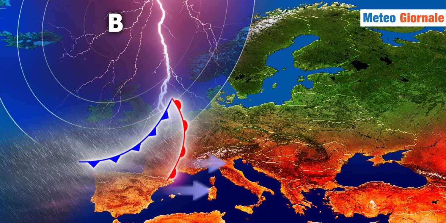 Meteo: stop al caldo, arriva il maltempo ecco dove colpirà