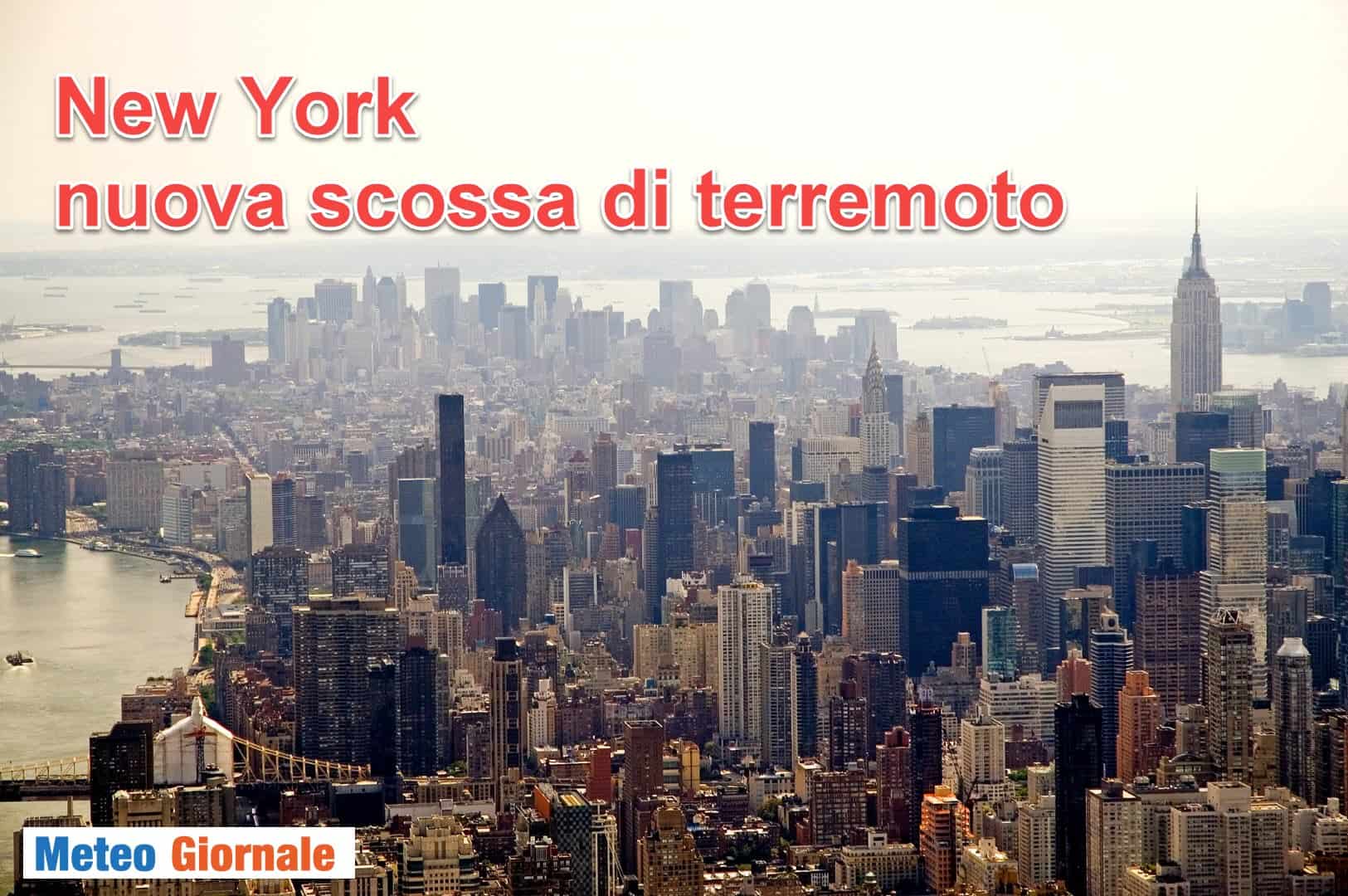 Terremoto scuote New Jersey e New York City