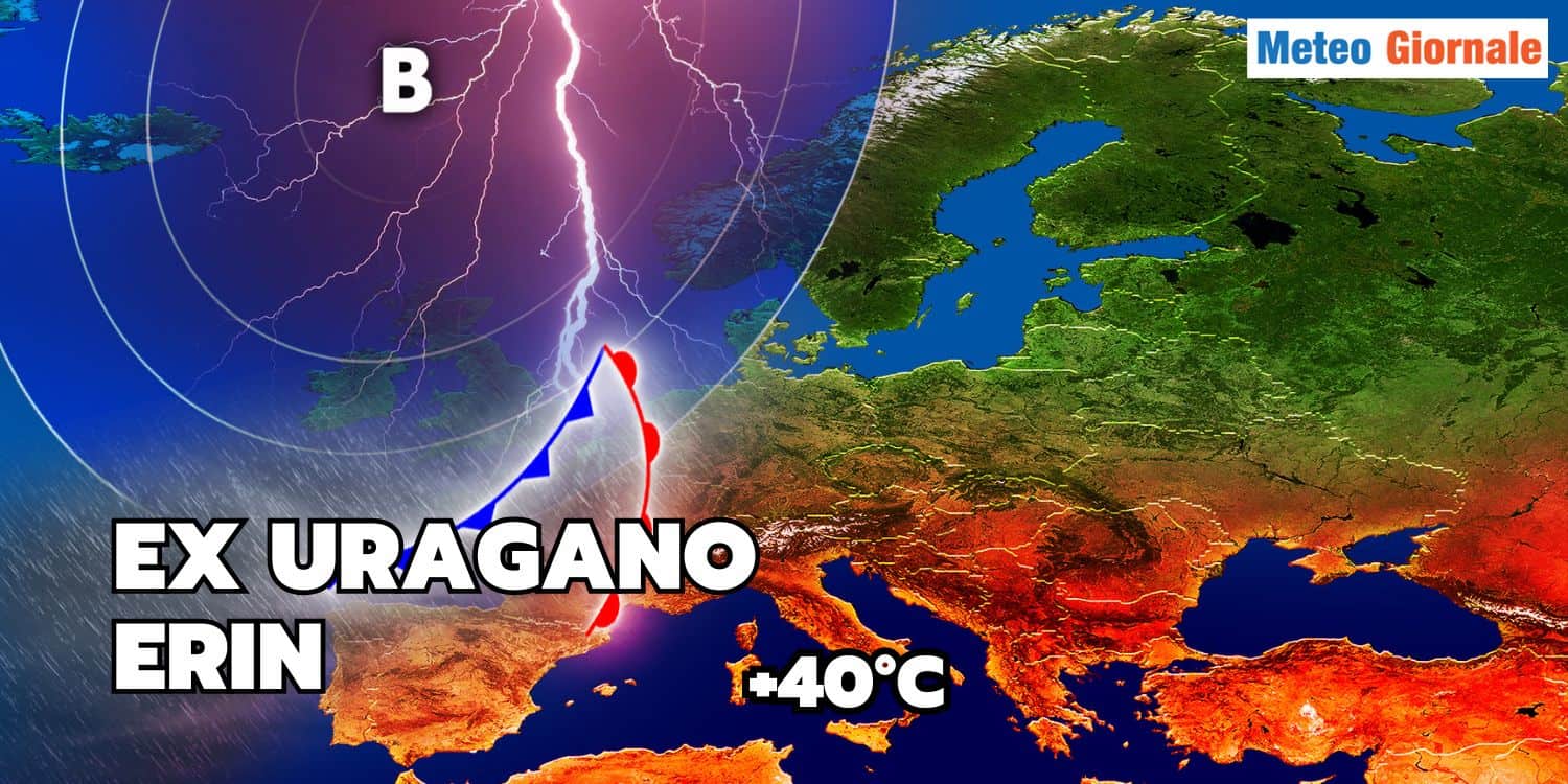 Meteo, la calma prima dell’ex Uragano Erin. Italia, tra caldo e nubifragi