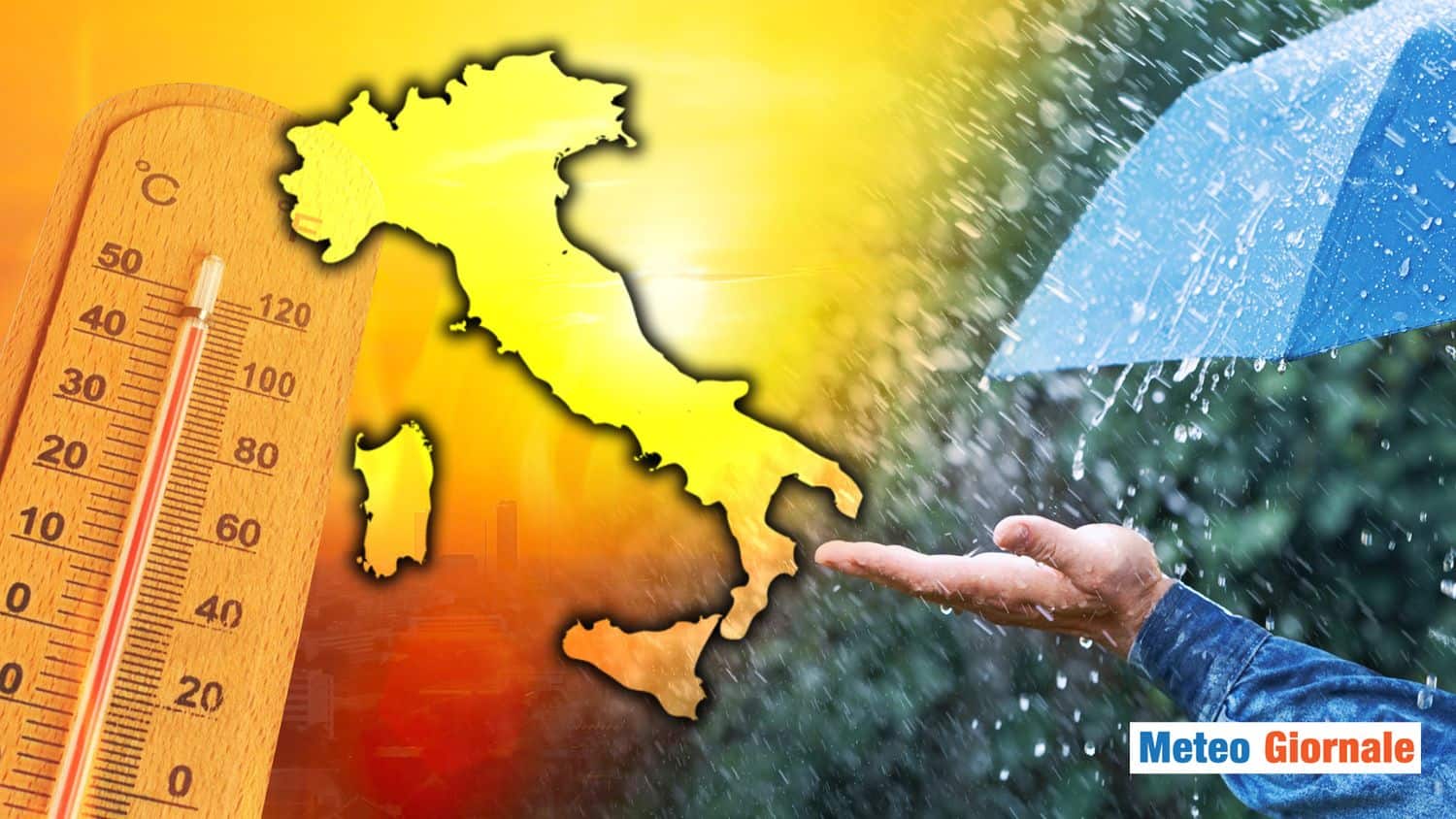 Ferragosto tra caldo estremo e TEMPORALI: l’Italia in bilico