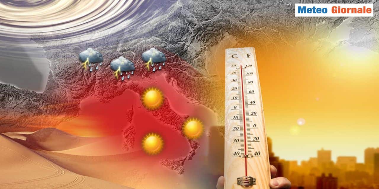 Meteo: finale d’Agosto da non credere e tornano anche i 40 gradi