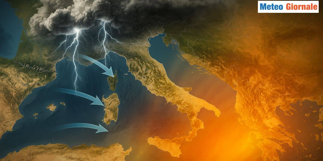 Prima perturbazione di stampo autunnale su parte d'Italia