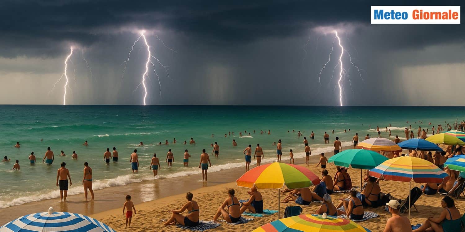 Meteo di Oggi, Domenica 24 Agosto: attenzione, altri temporali. Regioni interessate