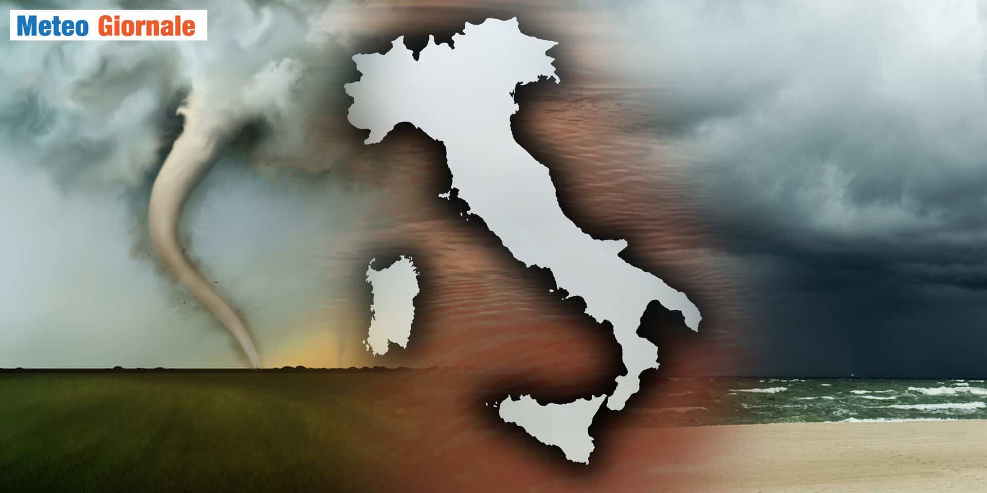 Meteo: nuova perturbazione nei primi giorni di Settembre, attenzione ai fenomeni intensi