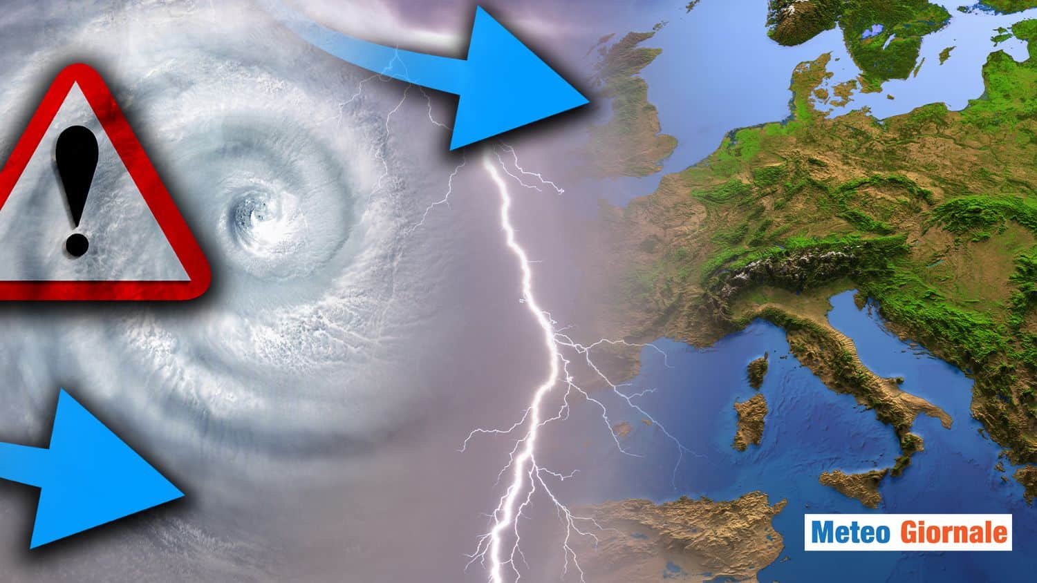 Meteo: in arrivo la PERTURBAZIONE collegata all’ex URAGANO Erin. Ecco quando.