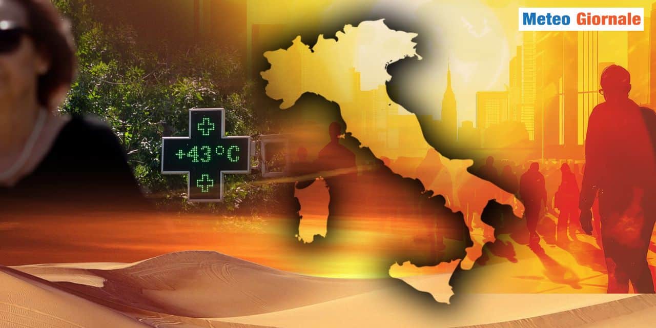 Caldo soffocante sino a Ferragosto