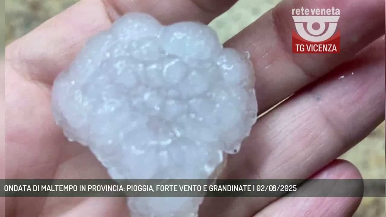 Veneto, bombe di ghiaccio dal cielo e trombe d’aria e marine. Video meteo