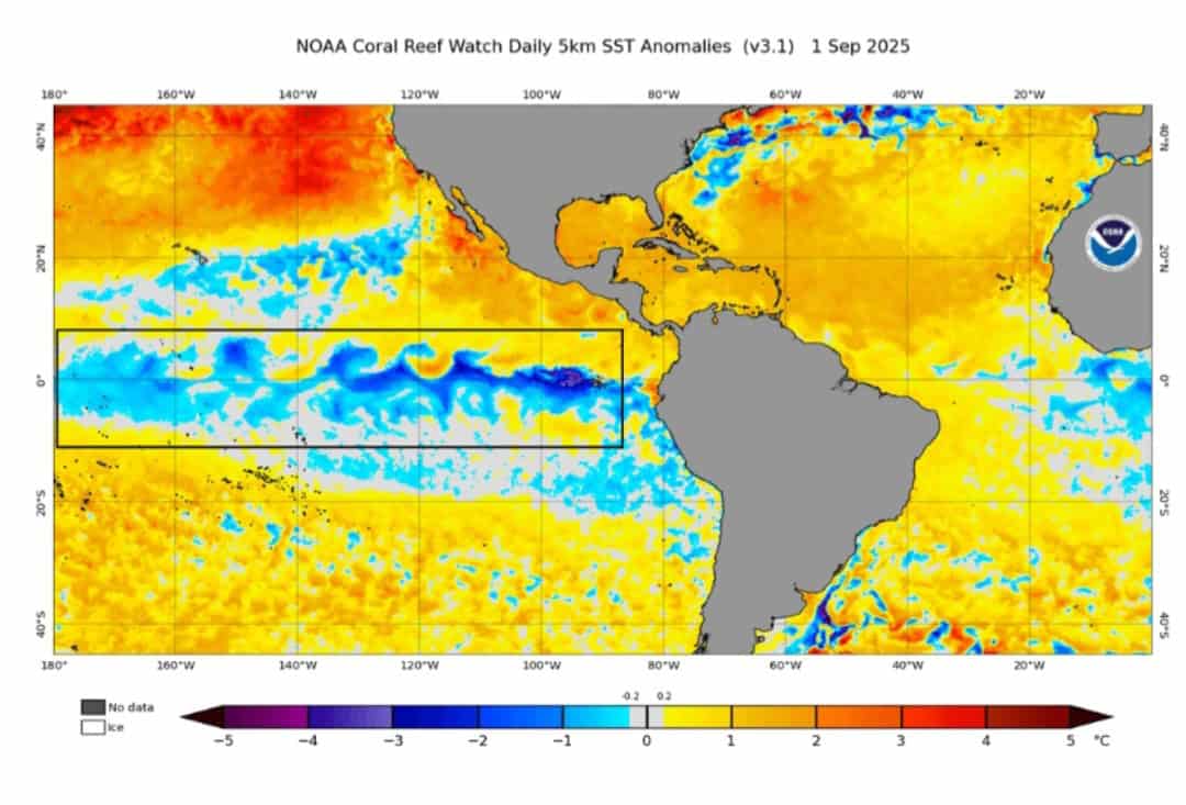 La Niña inverno 2025-2026 