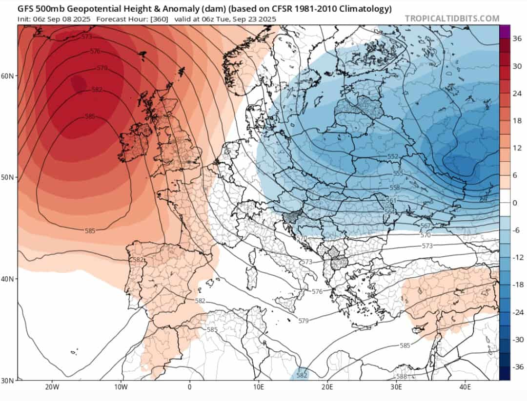 Svolta meteo dopo 20 settembre 