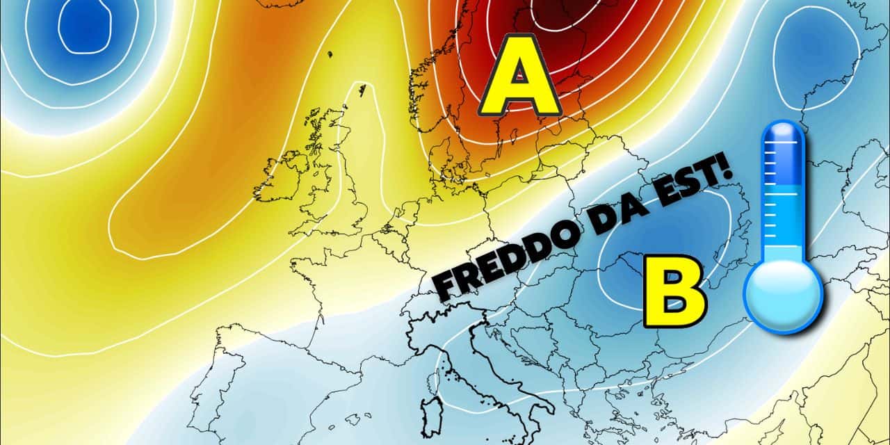 alta pressione scandinava freddo meteo 2509