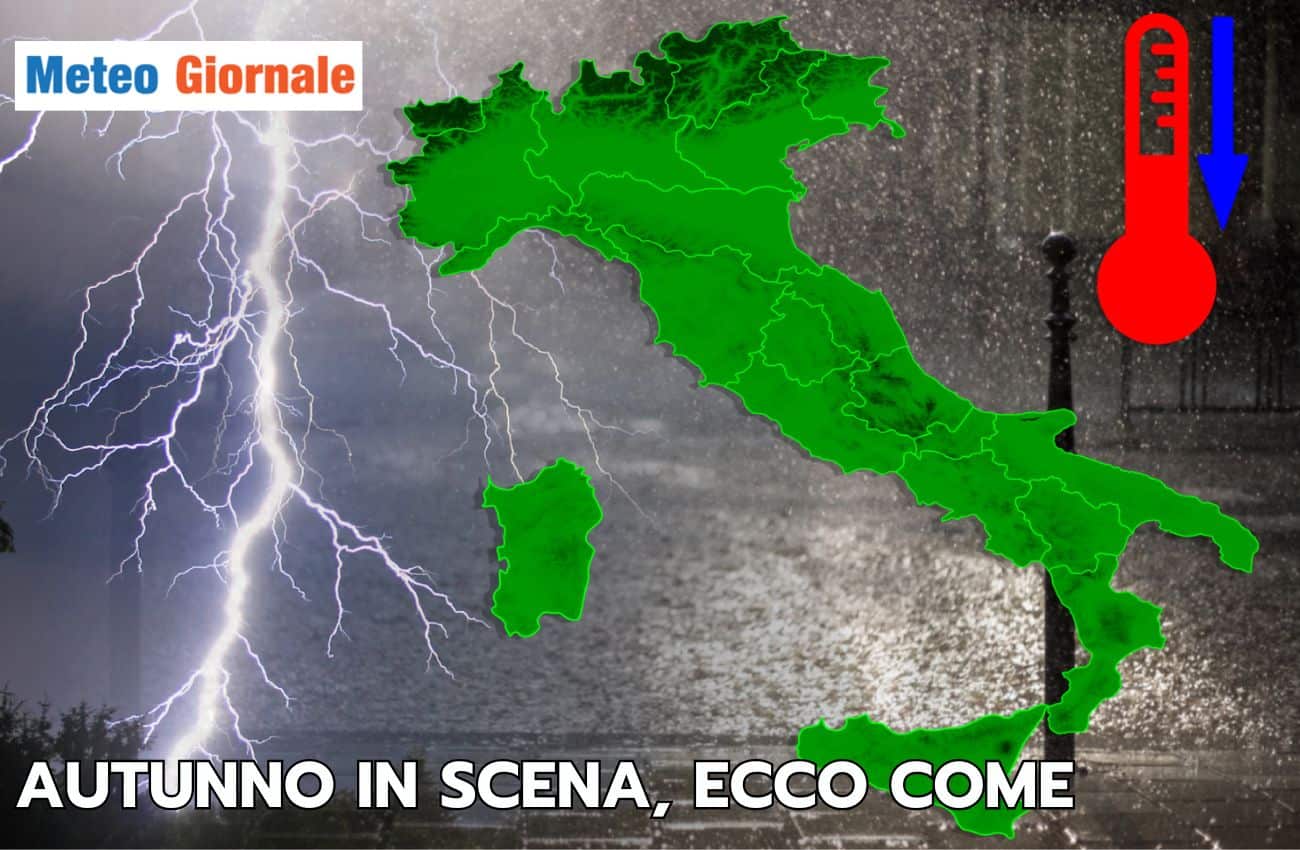 La stagione autunnale diventa la protagonista del meteo, ecco come riuscirà