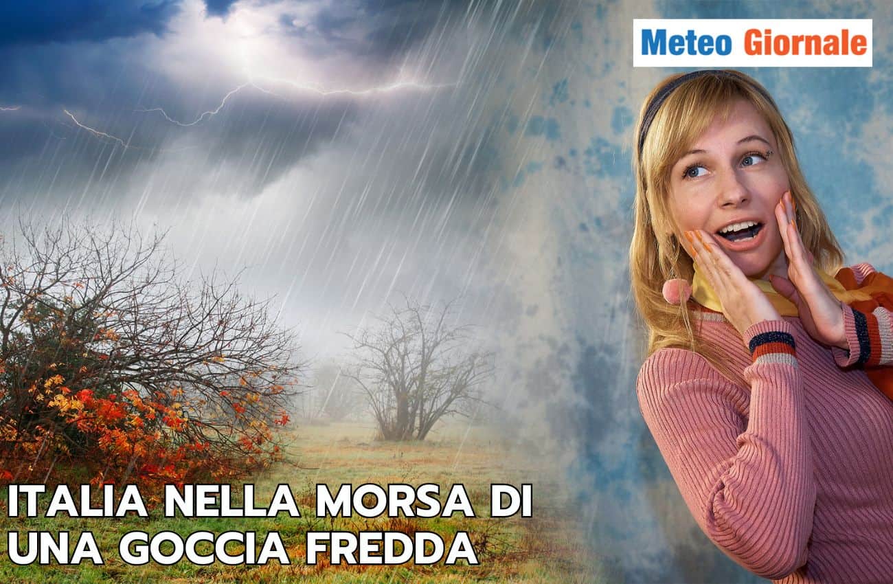 Italia nella morsa della goccia fredda, ecco le sorprendenti conseguenze