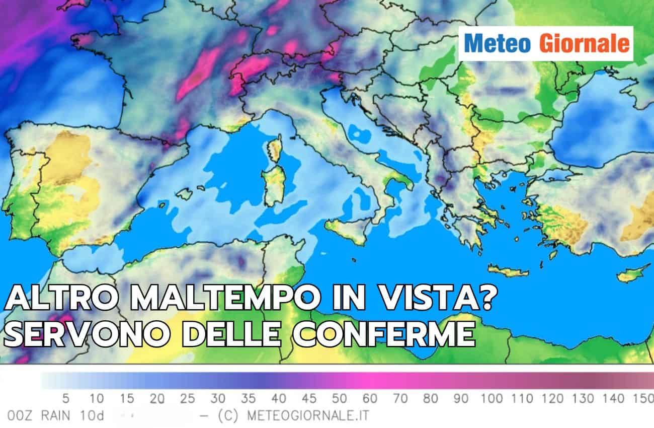 Maltempo in arrivo. Le regioni che potrebbero essere coinvolte