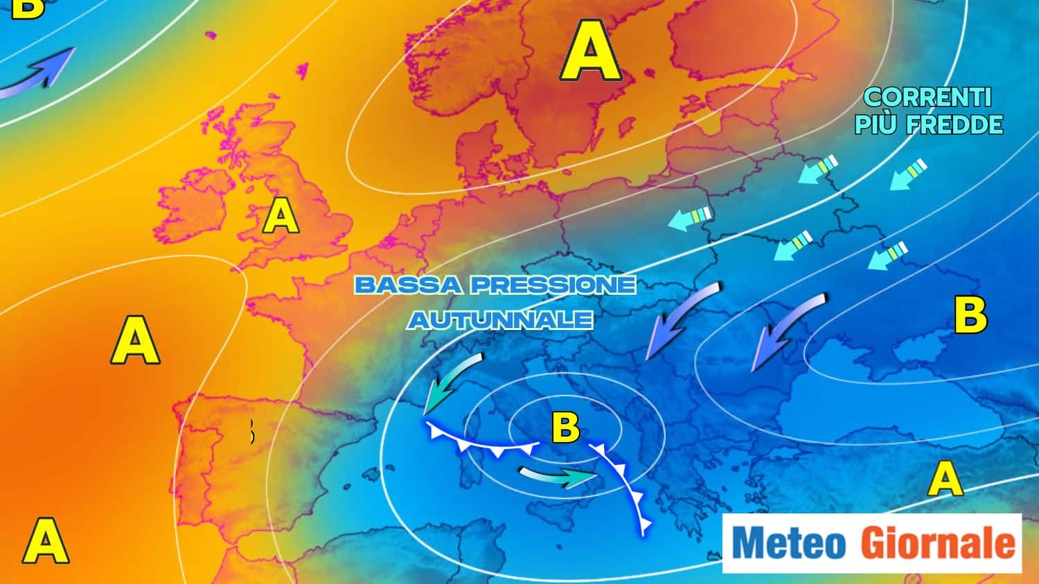 Autunno perturbato e più freddo tra pochi giorni. Ecco i dettagli
