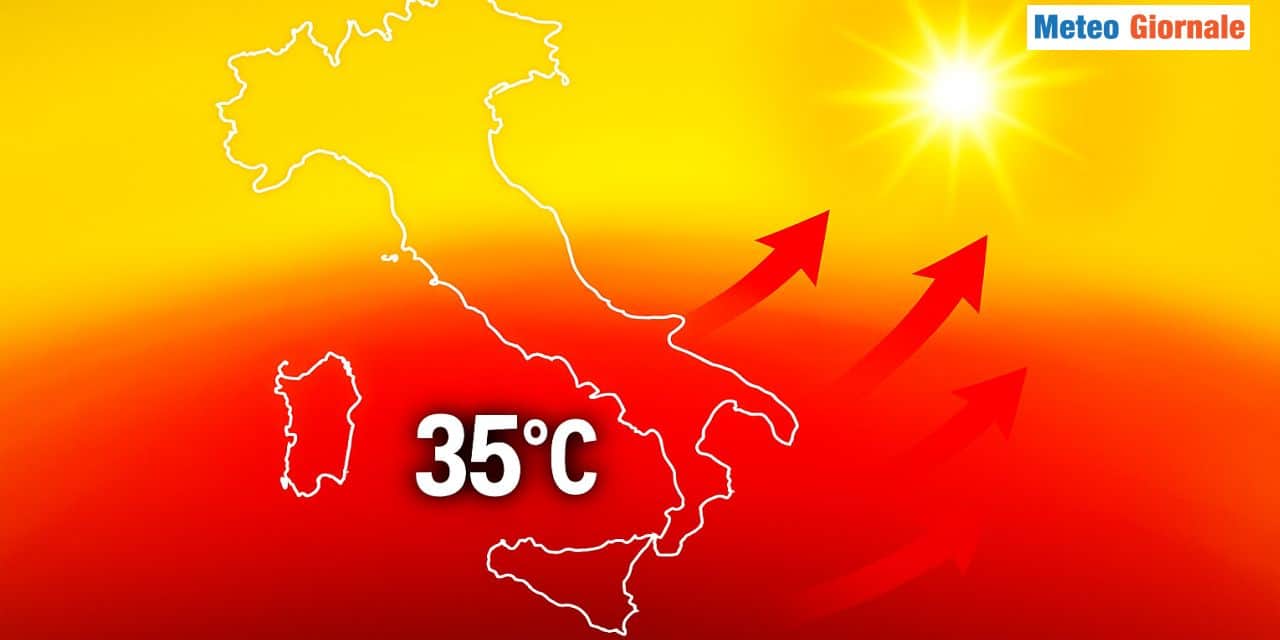 Correnti calde a precedere il maltempo