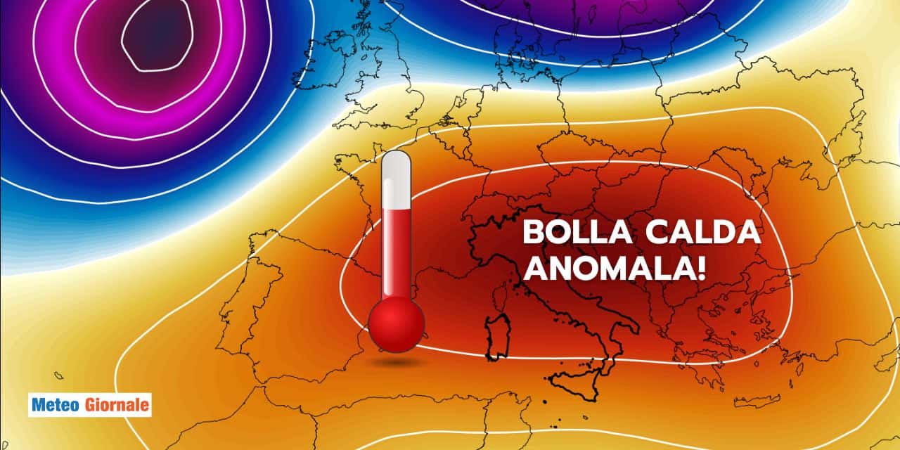 caldo anomalo alta pressione meteo 1309