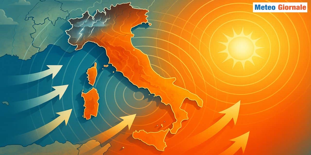 Scenario estivo nella prima parte del mese