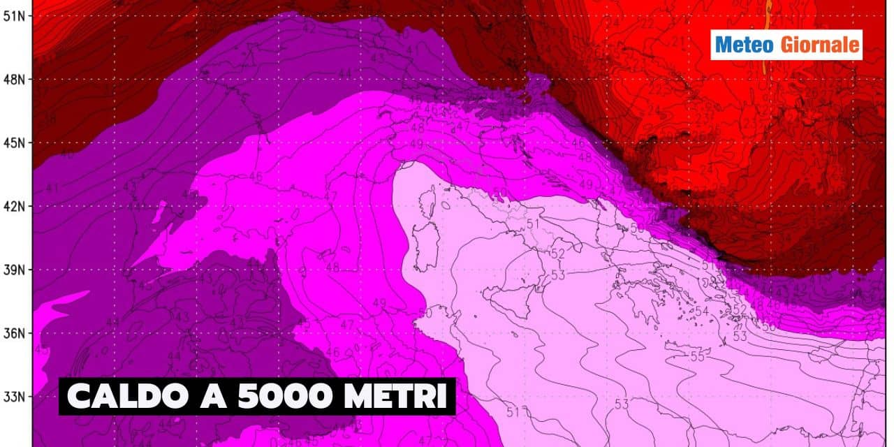 caldo zero termico meteo 1609