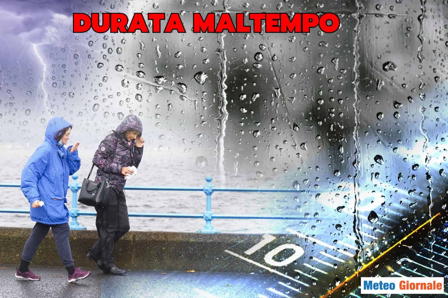 Meteo Italia, maltempo più lungo del previsto: ecco la nuova durata