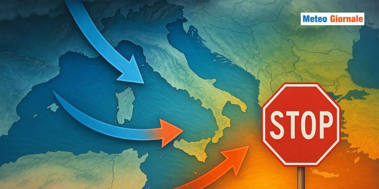 fine del caldo meteo 1009