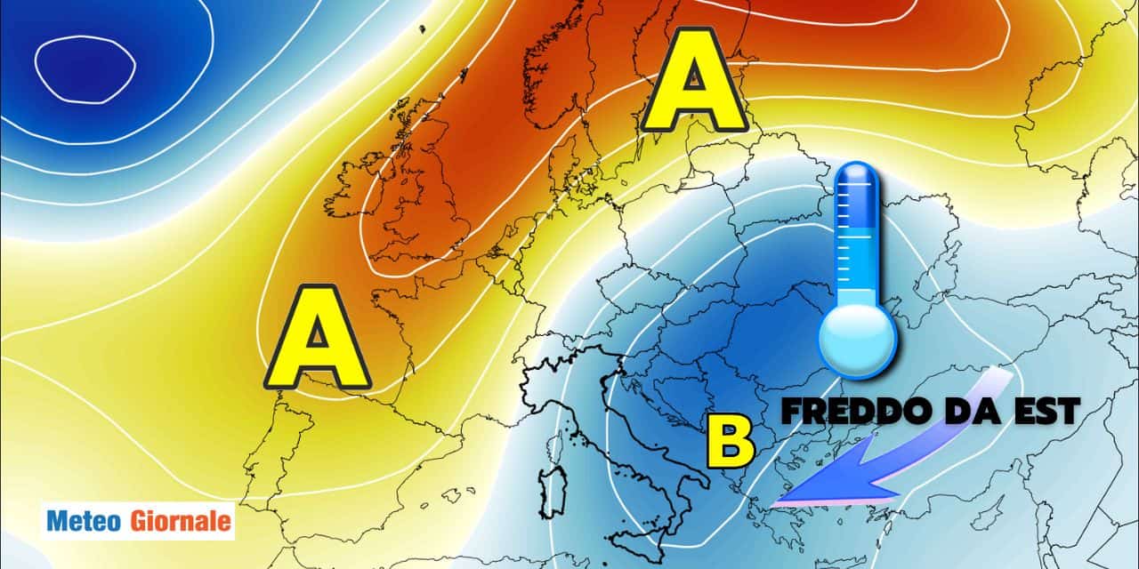 freddo da est meteo 3009