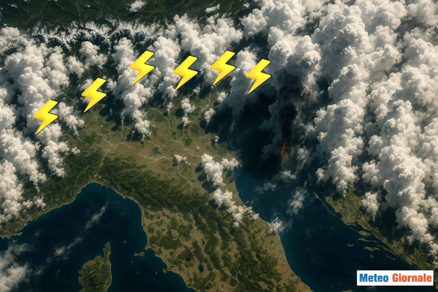 Perché a Settembre l’aria atlantica scatena nubifragi in Italia