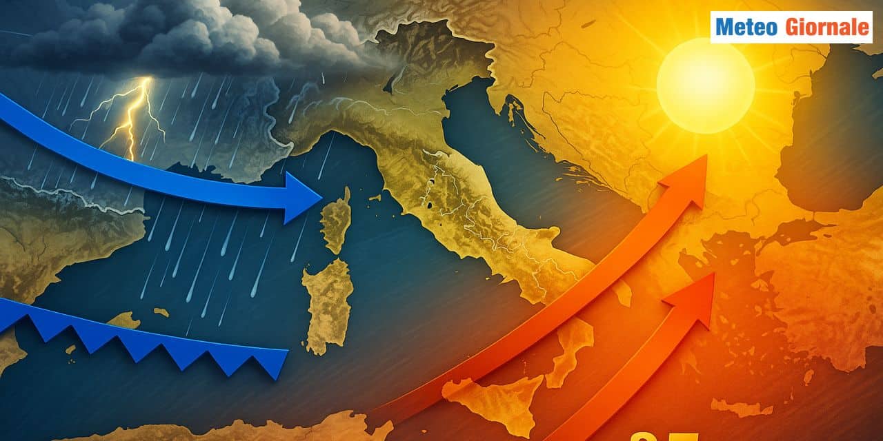 In arrivo per la prossima settimana un'altra perturbazione