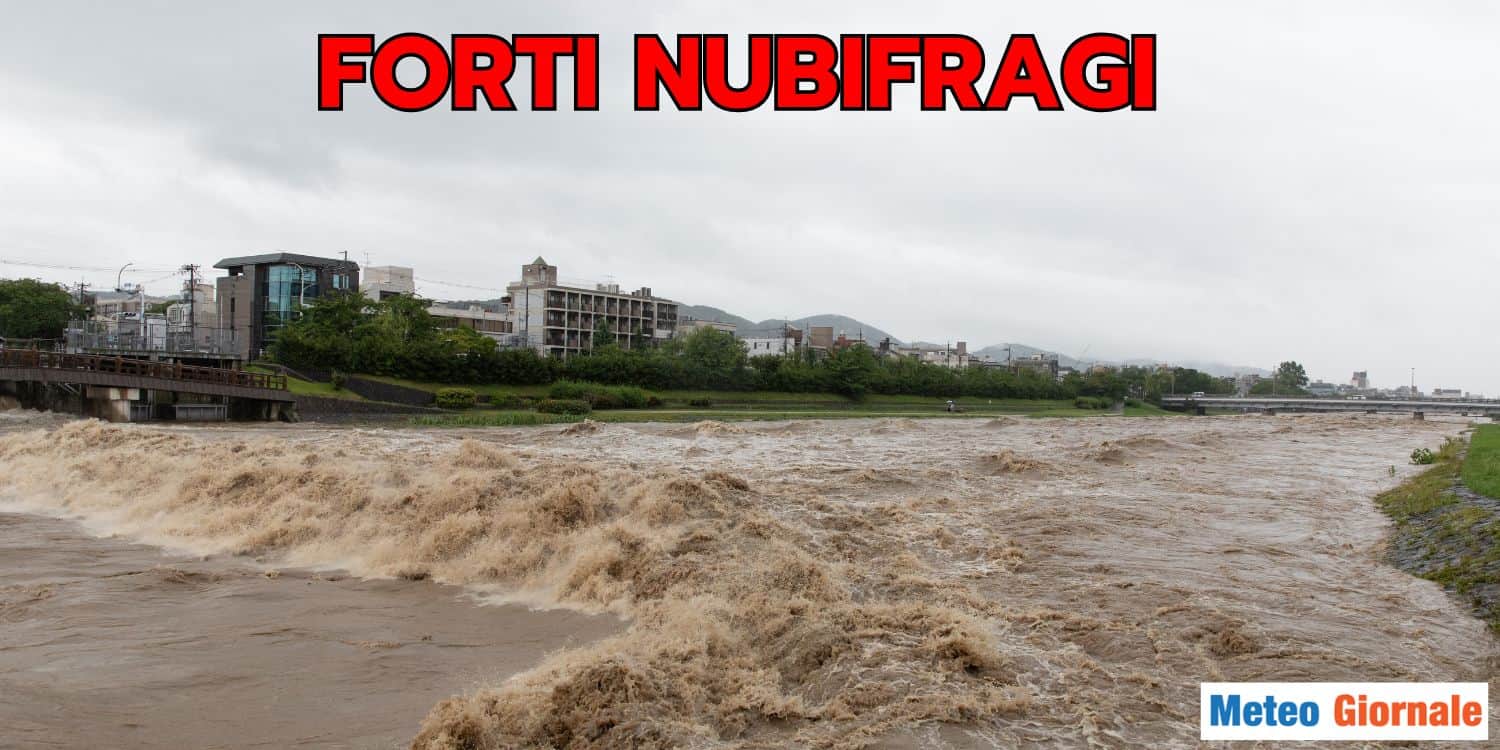 Super Nubifragi Mercoledì 10: Regione a maggior rischio