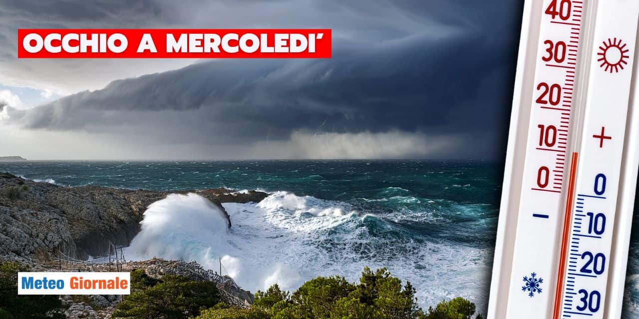 pioggia mercoledi meteo 0709