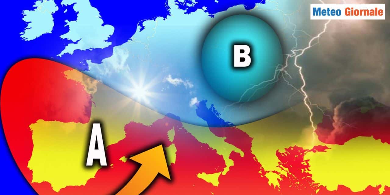 Ecco l'anticiclone dopo una rapida perturbazione