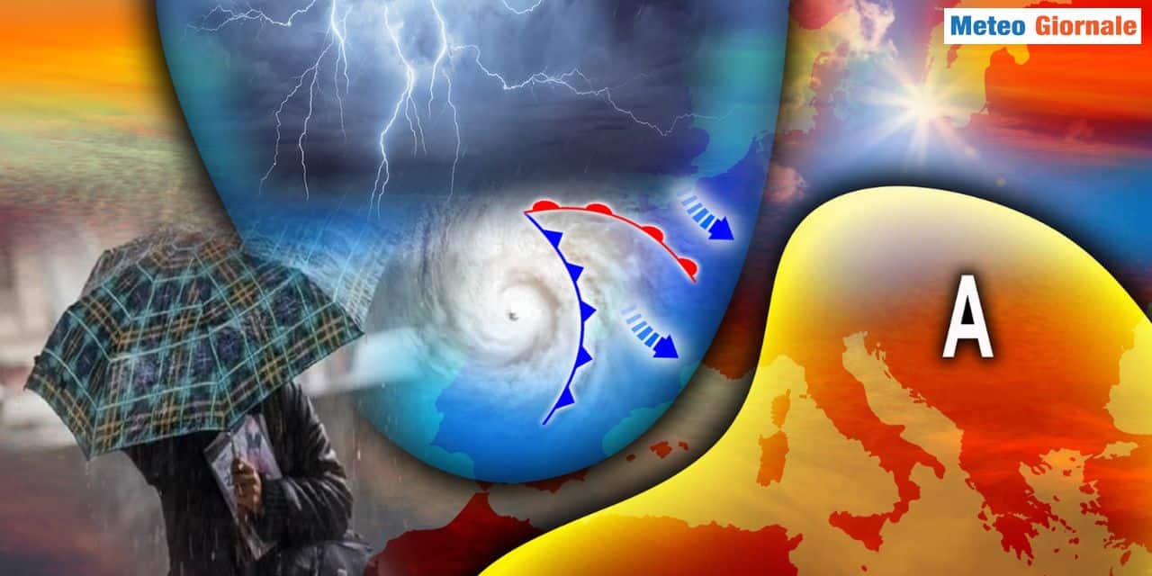 Maltempo in arrivo da inizio settimana