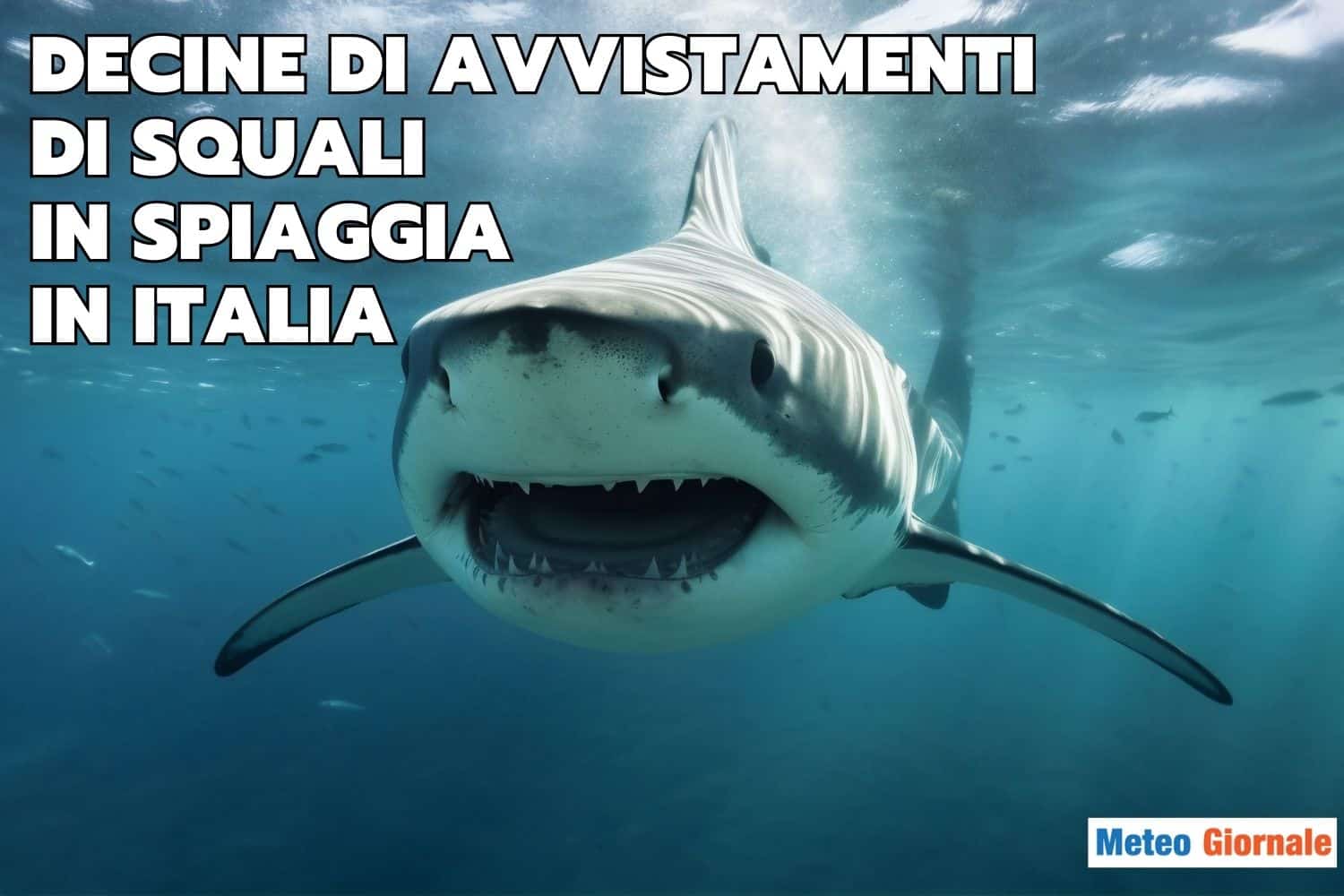 Impressionante quantità di squali nelle coste italiane. Video e immagini