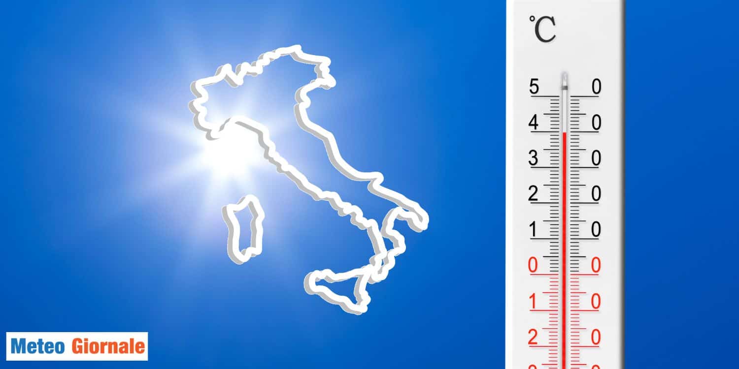 Ieri, ancora 35 gradi in Italia su alcune stazioni meteo