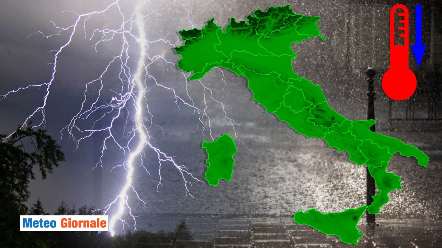 Non si ferma il MALTEMPO: nel weekend nuovi FORTI temporali