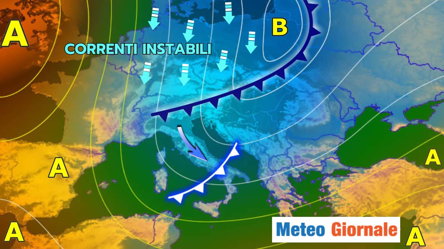Torneranno piogge diffuse e frescura in questa fase di ottobre. I dettagli