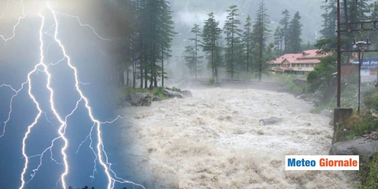 Meteo: tra Mercoledì 5 e Giovedì 6 quattro regioni rischiano PIOGGE INTENSE