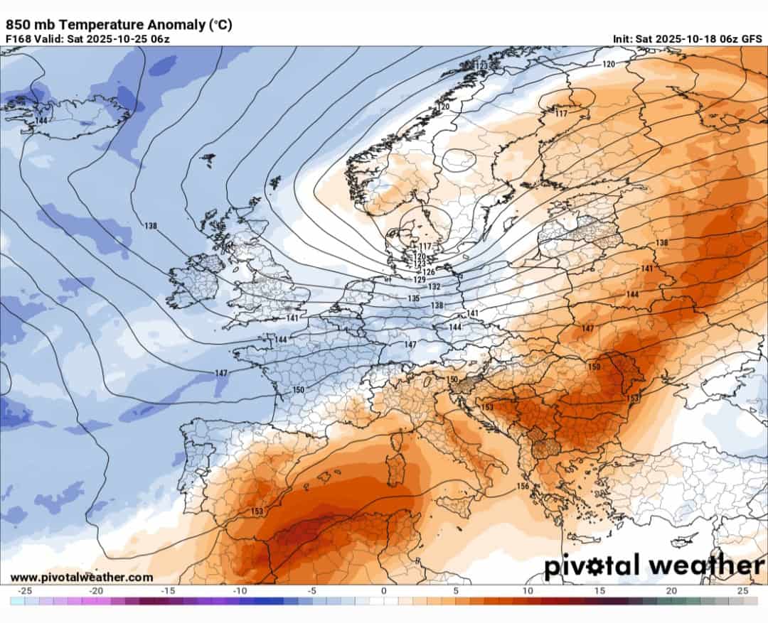 Caldo anomalo 25 ottobre 