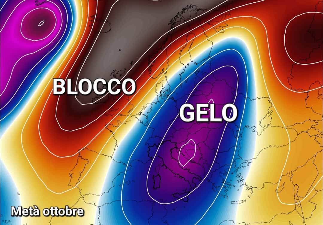 Irruzione gelida metà ottobre 