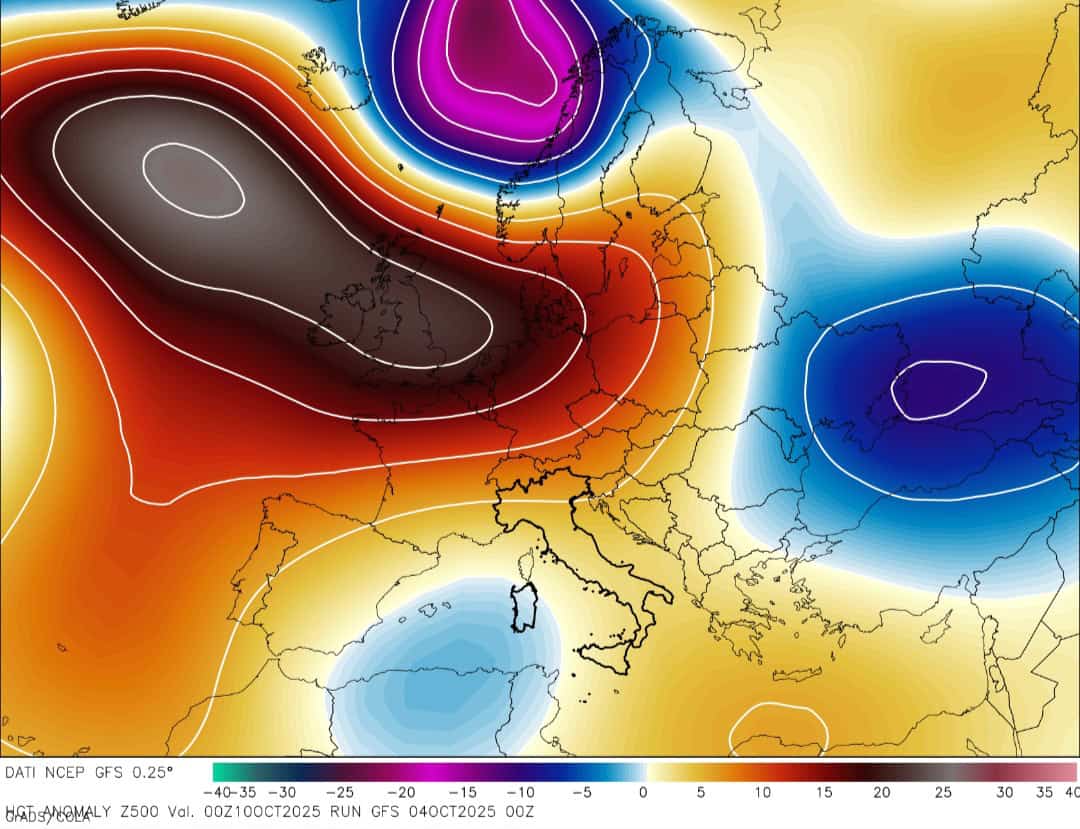 Meteo ottobre 2025