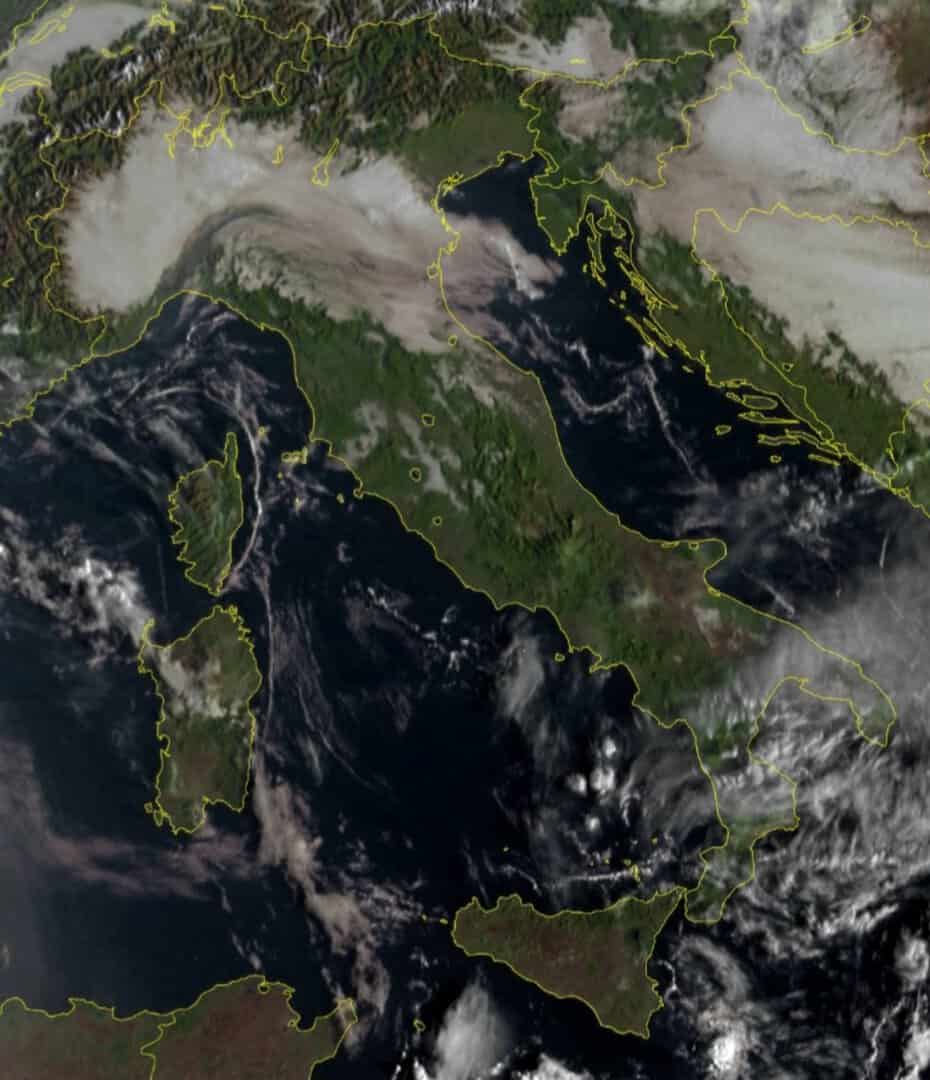 Nebbia e smog Pianura Padana 