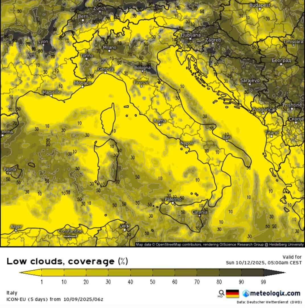 Nebbie 12 ottobre 