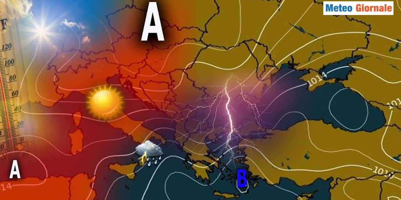 Ecco l'alta pressione in rinforzo