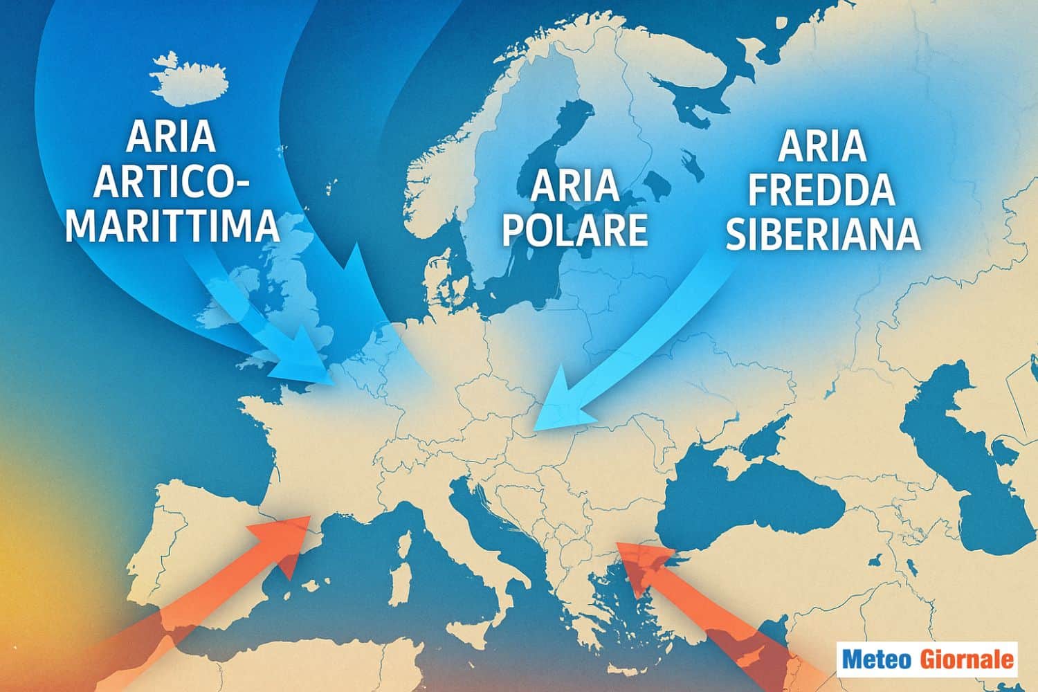 FREDDO in arrivo: come l’Europa e Italia rischiano gli effetti più intensi