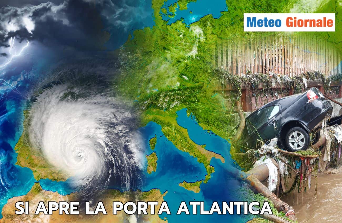 Si apre la porta atlantica, ecco quali sono le conseguenze meteo in Italia